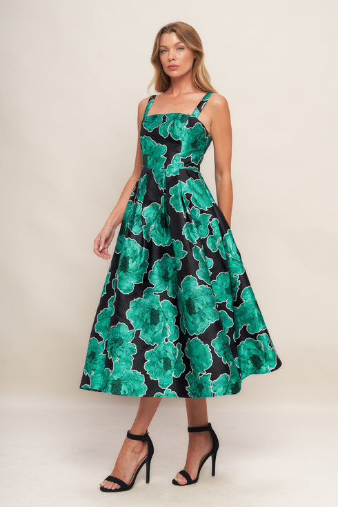 royal-baroque-woven-midi-dress Sophia's Style-4
